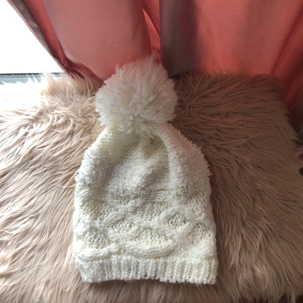 Cream Beanie